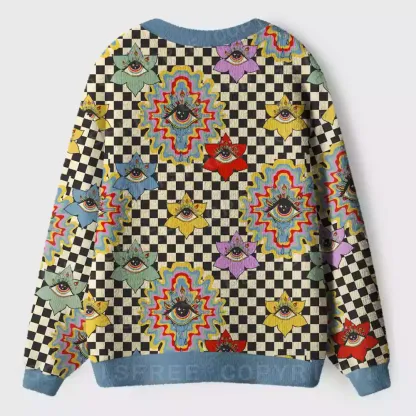 Third Eye Bloom Ugly Cardigan Sweaters