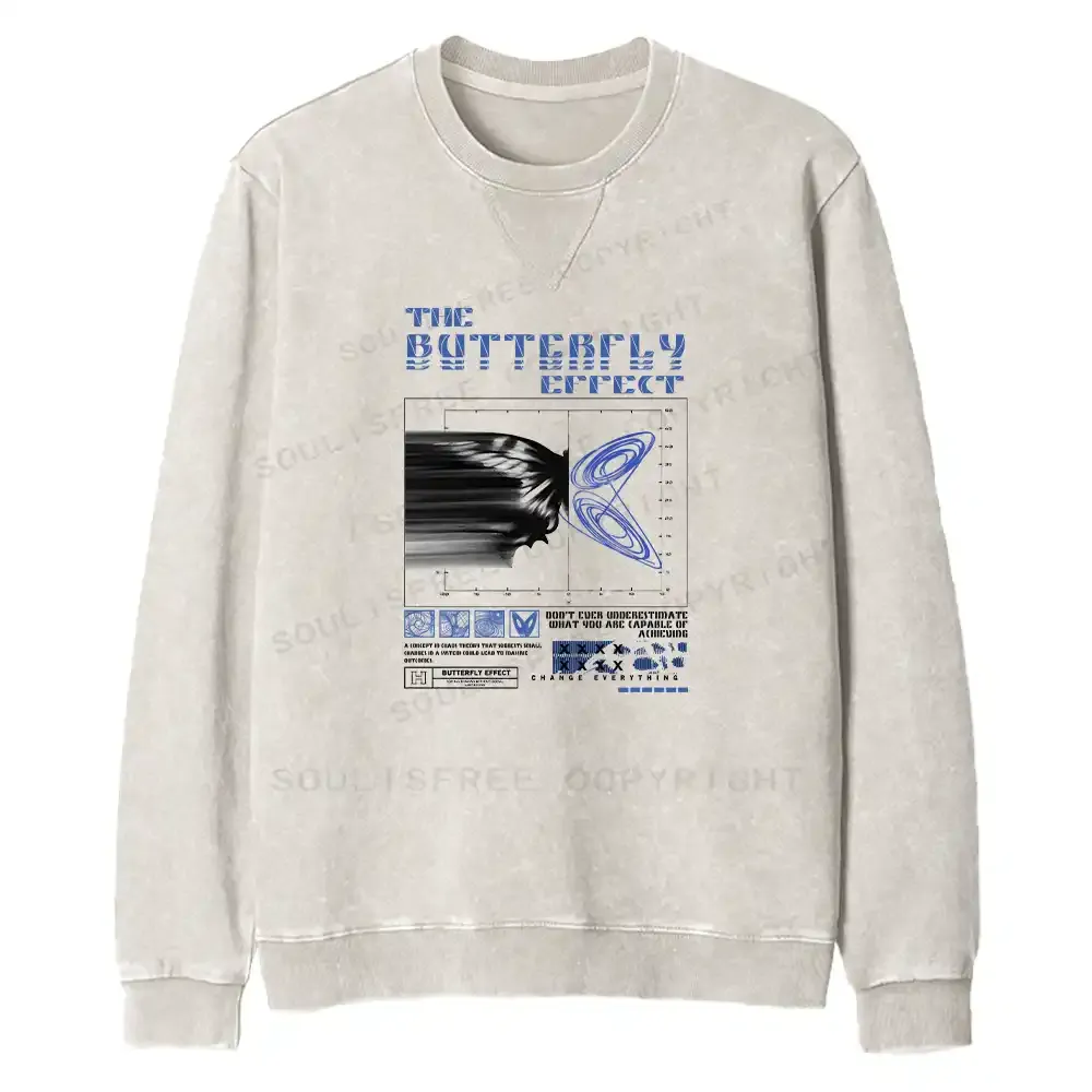 Chaos in Motion Fit Washed Sweatshirt