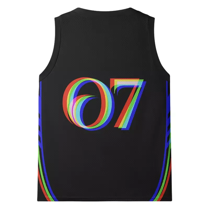 Soulisfree Psychedelic Mushroom Optic Lines Illusion Mesh Tank