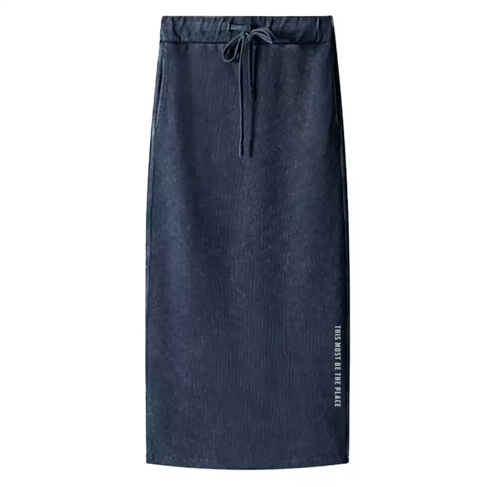 Designed The Must Be The Place Washed A-Line Maxi Skirt | Soulisfree