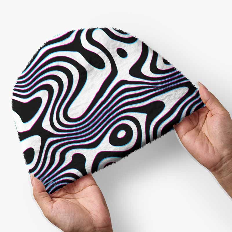 Soulisfree Go Against The Flow Fuzzy Beanie
