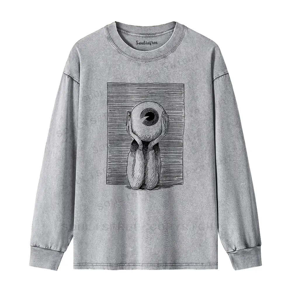 The Eye of the Beholder Washed Long Sleeve Shirt