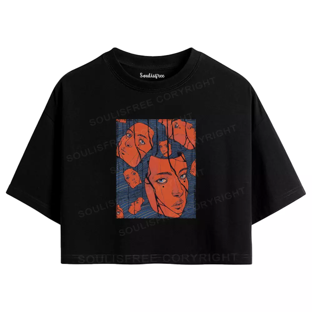 Cracked Perception Crop Top