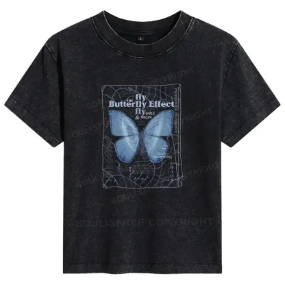 Butterfly Effect Basic Washed T-shirt