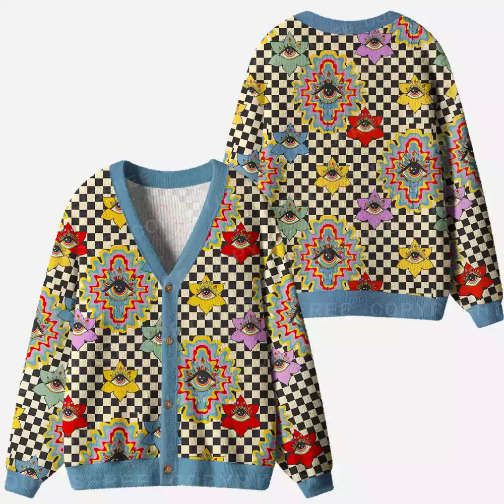 Third Eye Bloom Ugly Cardigan Sweaters