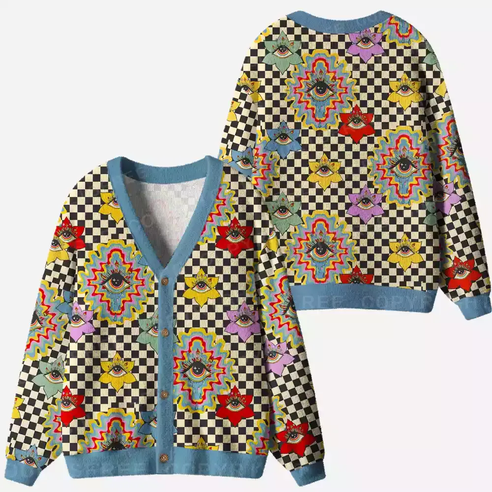 Third Eye Bloom Ugly Cardigan Sweaters