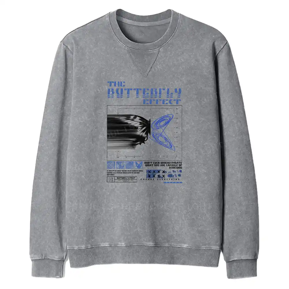 Chaos in Motion Fit Washed Sweatshirt