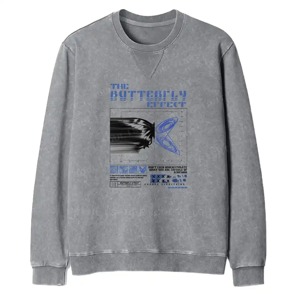 Chaos in Motion Fit Washed Sweatshirt