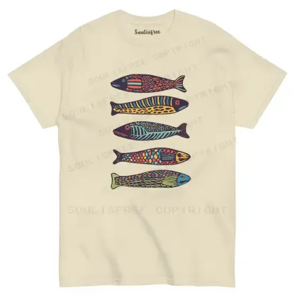 Colourful Schools Of Fish T-shirt