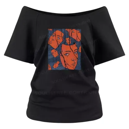 Cracked Perception Off Shoulder Top