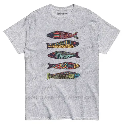 Colourful Schools Of Fish T-shirt
