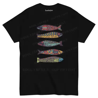 Colourful Schools Of Fish T-shirt