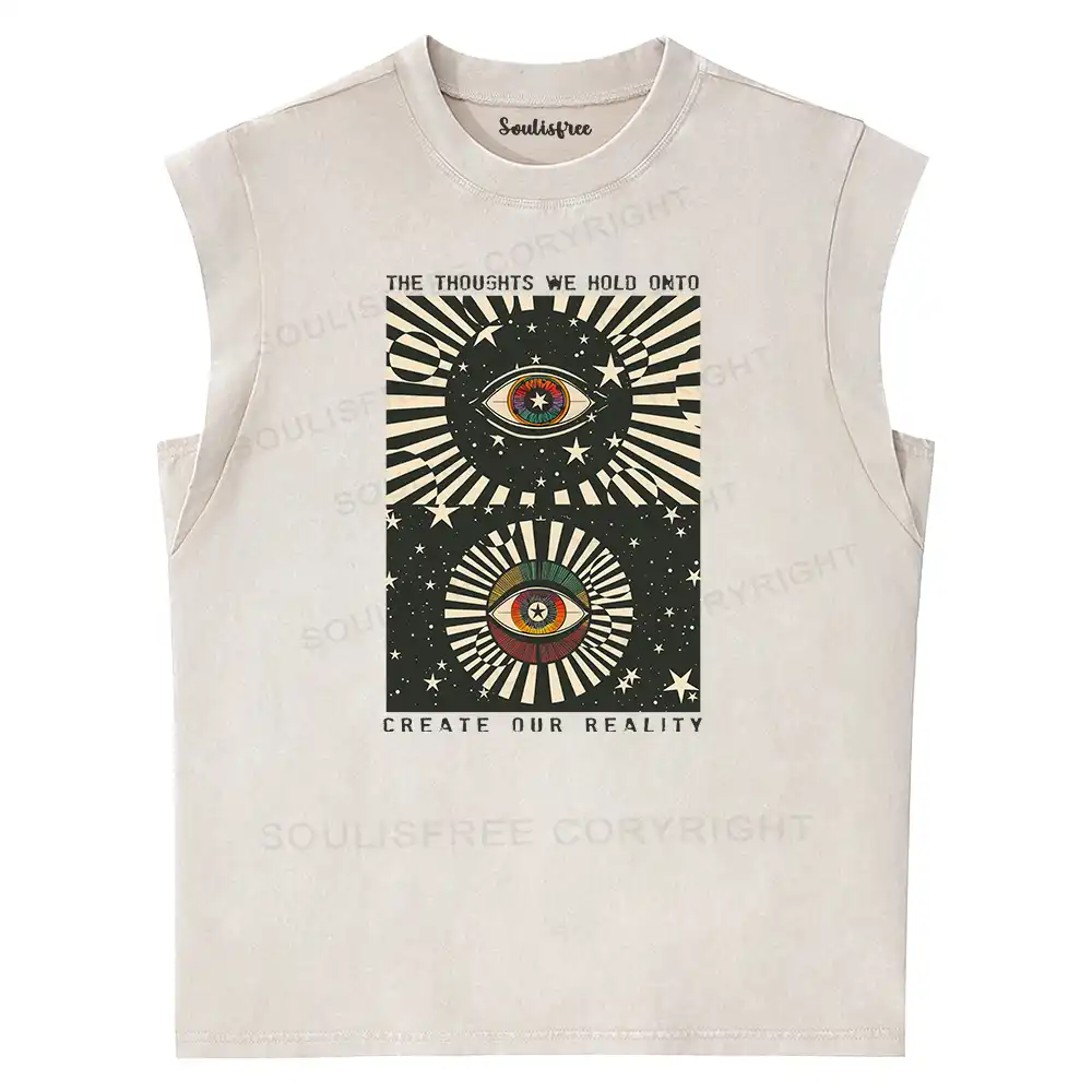 Create Our Reality Washed Tank Tops