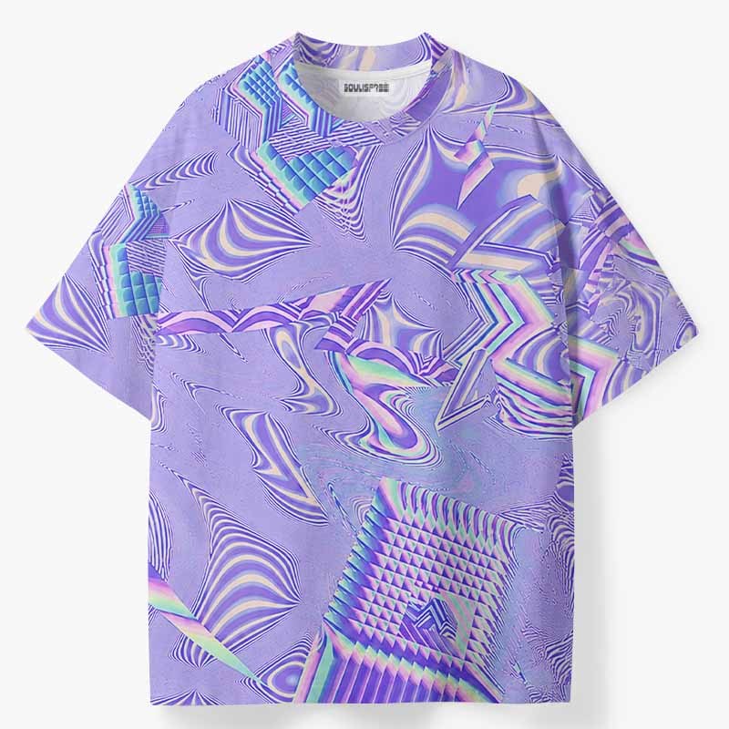 Soulisfree NOTHING STAYS IN ONE FORM ECO‑PERF Graphic Tee