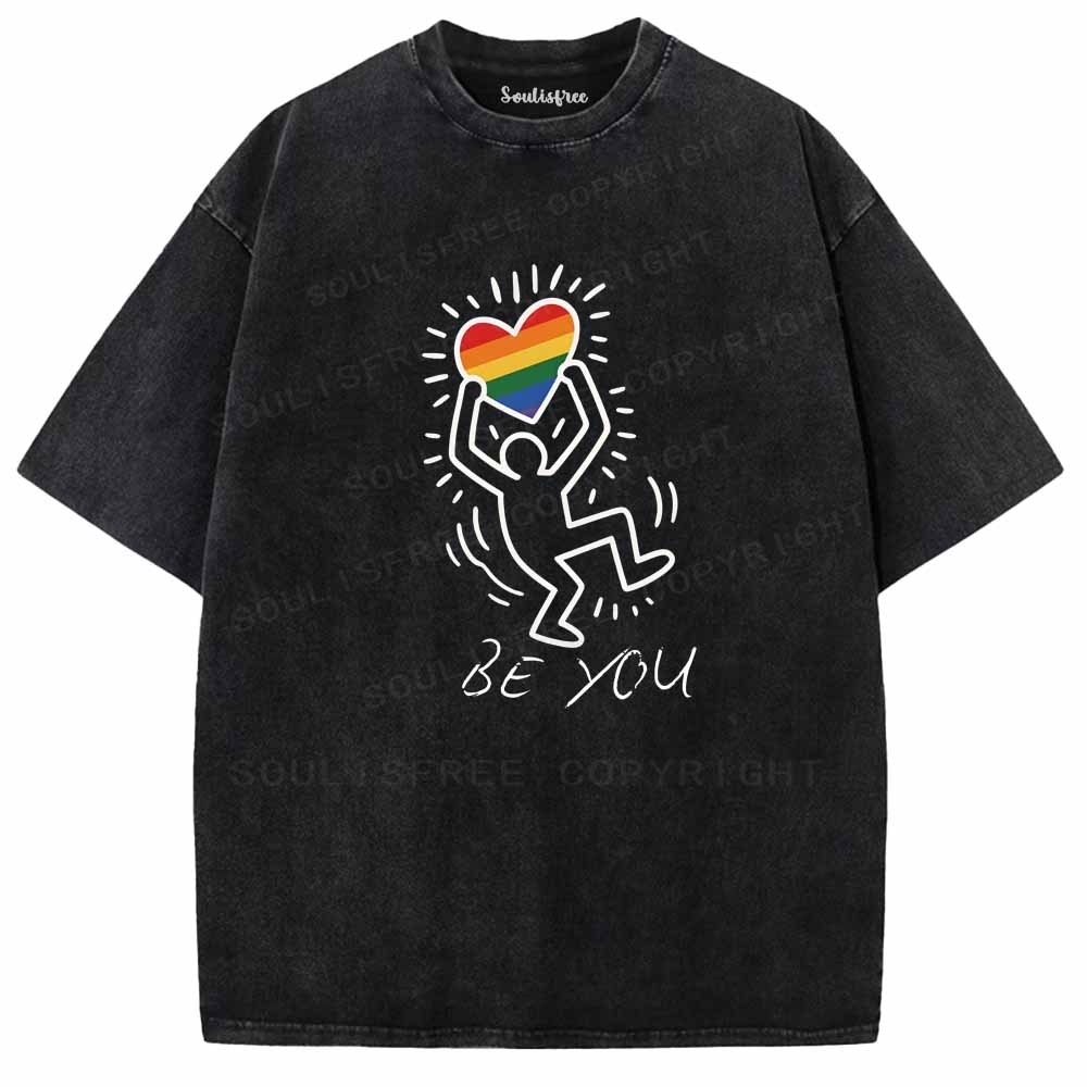 Designed Soulisfree Be You Washed Tee