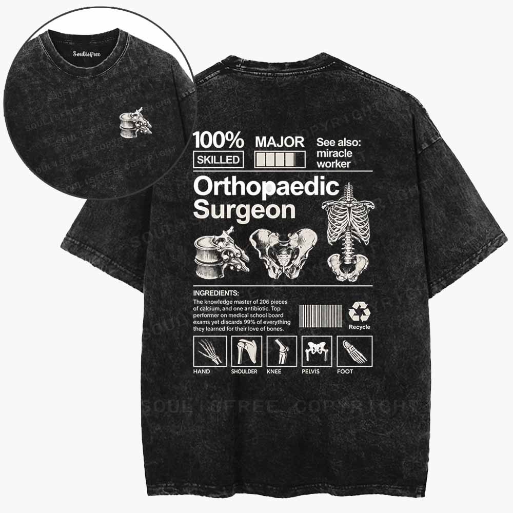 Soulisfree The Keeper Of Human Bones Washed Tee