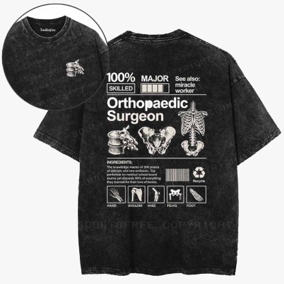 Soulisfree  The Keeper Of Human Bones Washed Tee