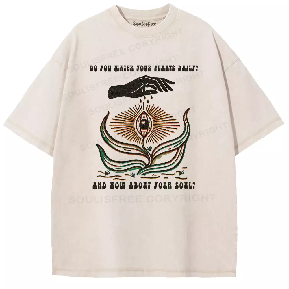 Nurture Your Soul Washed T-shirt
