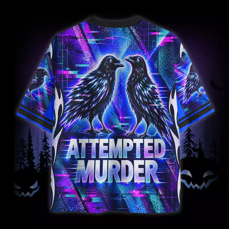 Soulisfree Crow Attempted Murder Mesh Jersey