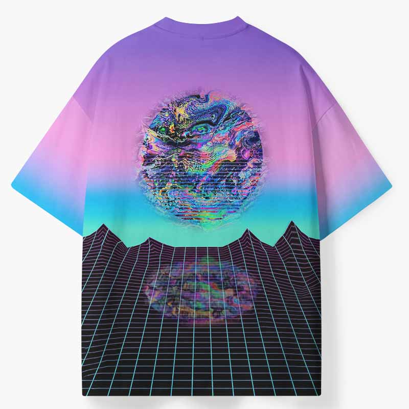 Soulisfree NEON DIMENSION ECO‑PERF Graphic Tee