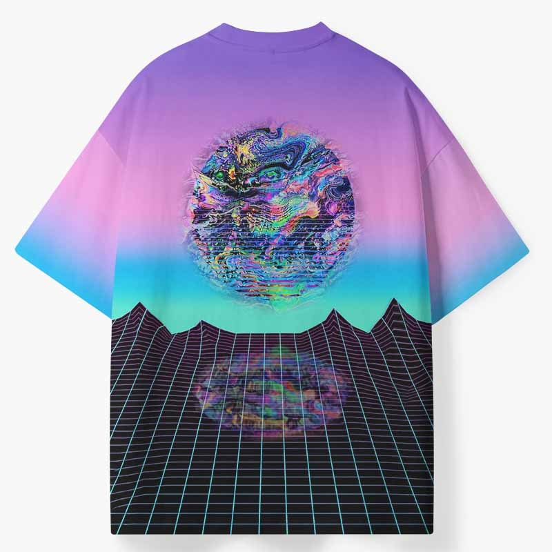 Soulisfree NEON DIMENSION ECO‑PERF Graphic Tee