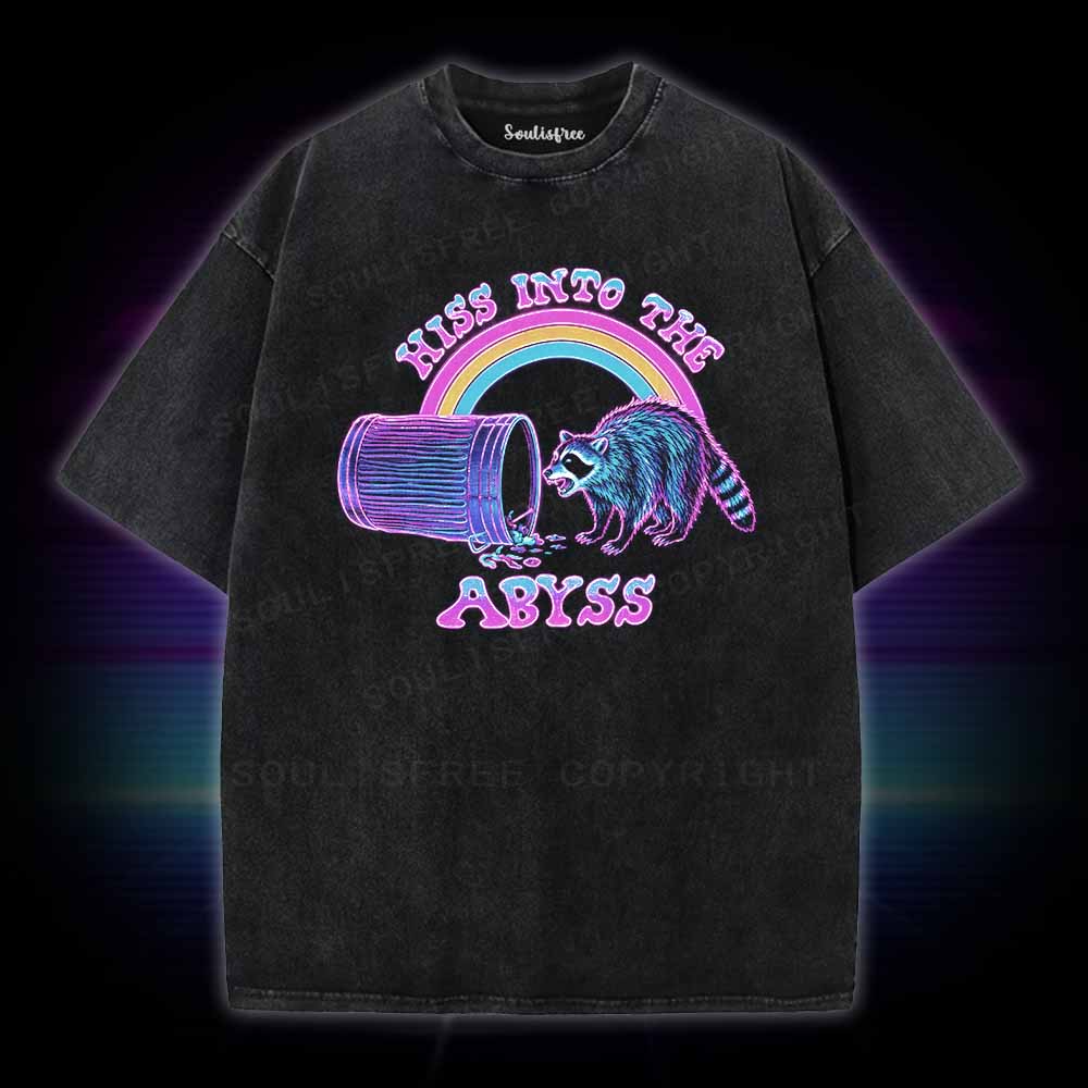 Soulisfree Hiss Into the Abyss Washed Tee
