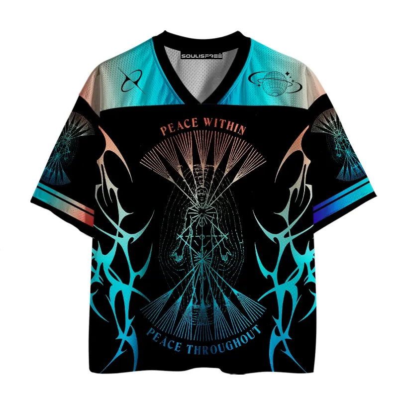 Designed Soulisfree Celestial Balance Mesh Jersey