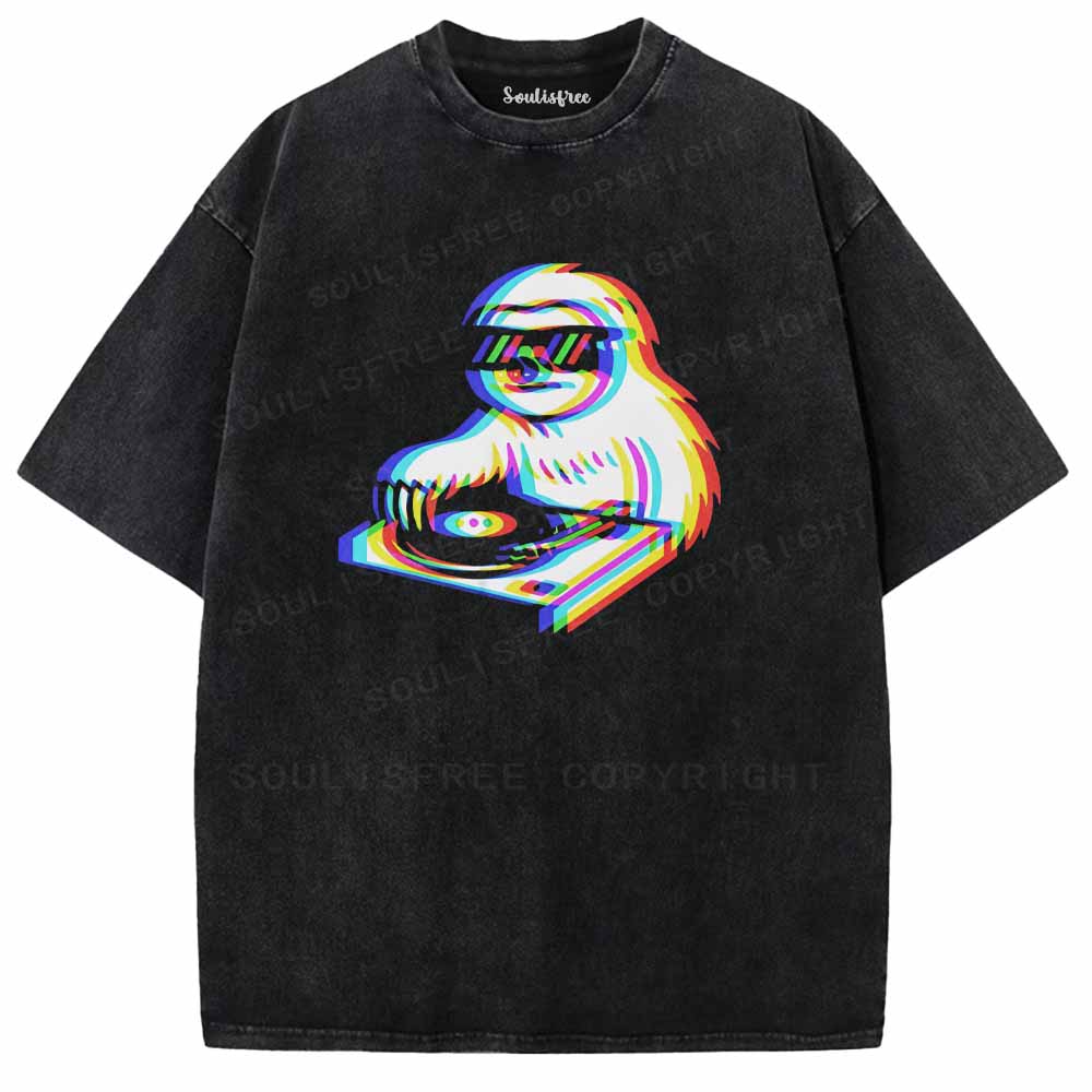 Soulisfree Slow Tempo, Good Vibes Washed Tee