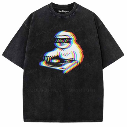 Soulisfree Slow Tempo, Good Vibes Washed Tee