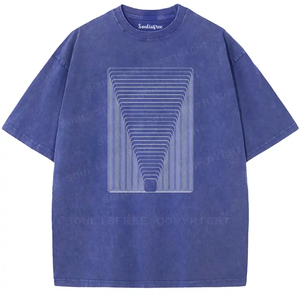 Ethereal Depth Aesthetic Washed T-shirt