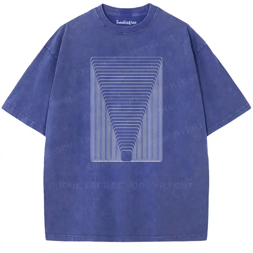 Ethereal Depth Aesthetic Washed T-shirt