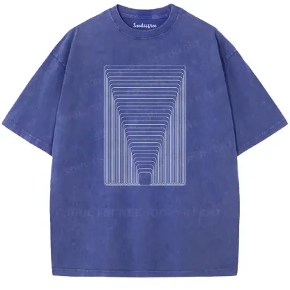 Ethereal Depth Aesthetic Washed T-shirt