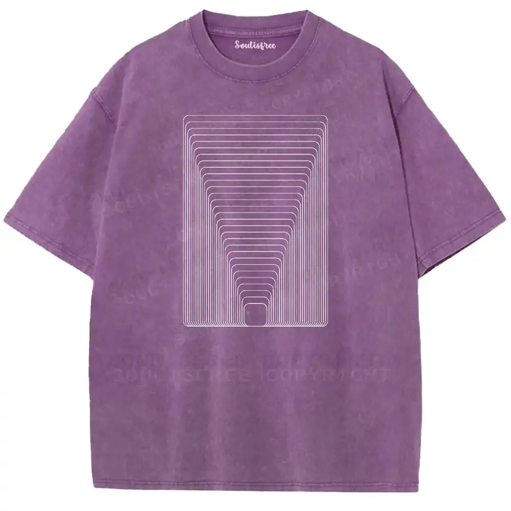 Ethereal Depth Aesthetic Washed T-shirt