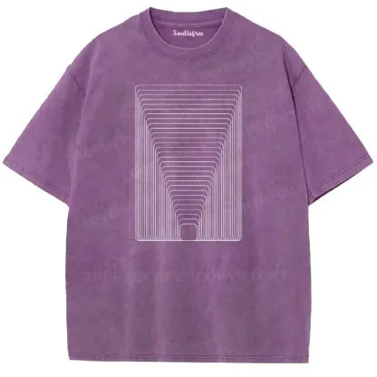 Ethereal Depth Aesthetic Washed T-shirt