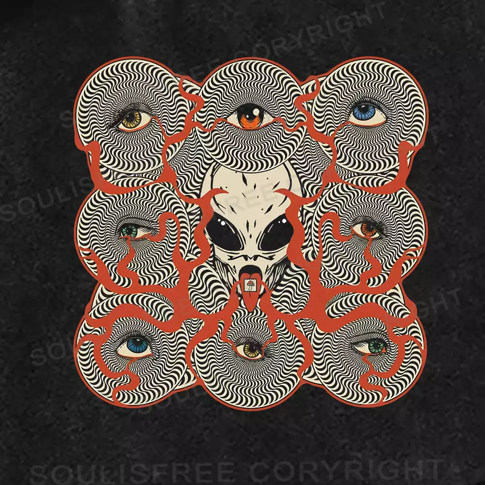 Alien Illusion Washed Shorts