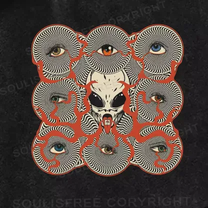 Alien Illusion Washed Shorts