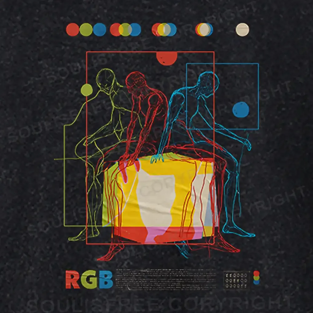 Meditation In Color Basic Washed T-shirt