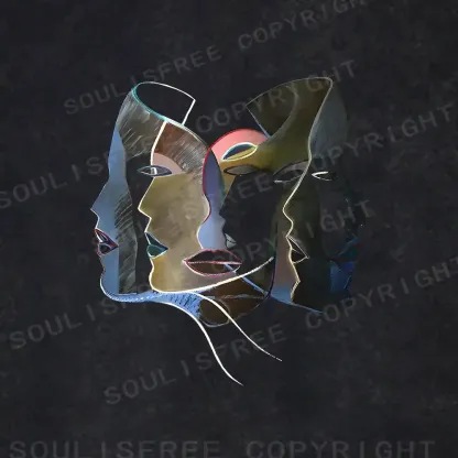 Layers of Masks Washed Hoodie