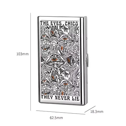 Soulisfree Eyes Never Lie Mushroom Metal Pocket Case