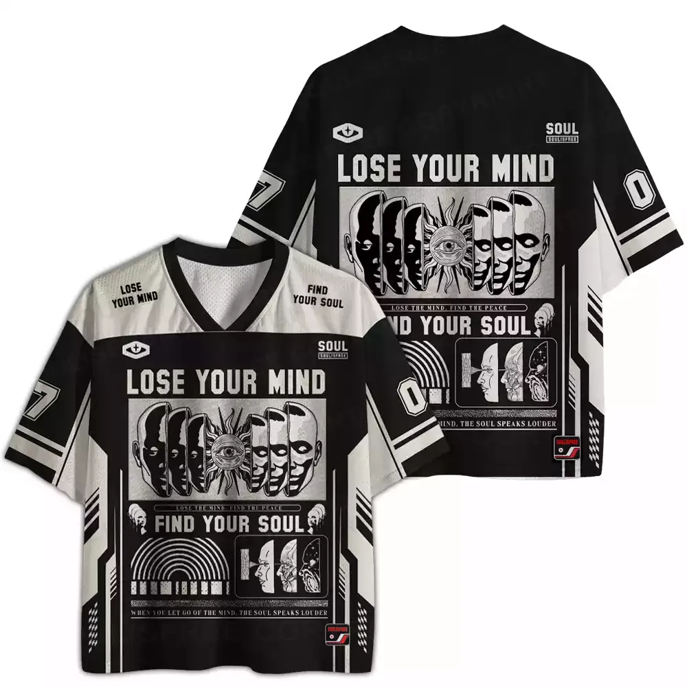 Designed Lose Mind, Find Soul Mesh Jersey | Soulisfree