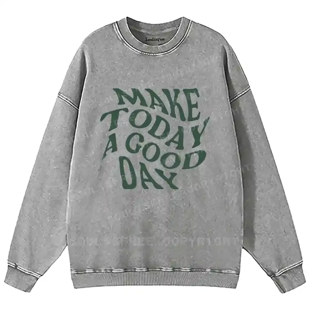 The Good Day Project Washed Sweatshirts
