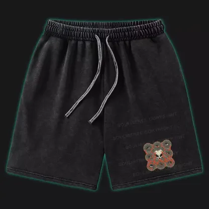 Alien Illusion Washed Shorts