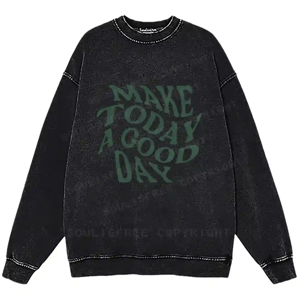 The Good Day Project Washed Sweatshirts