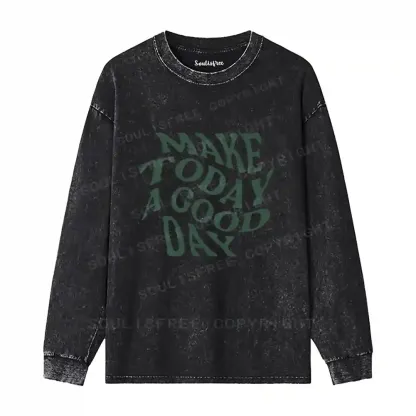 The Good Day Project Washed Long Sleeve Shirt