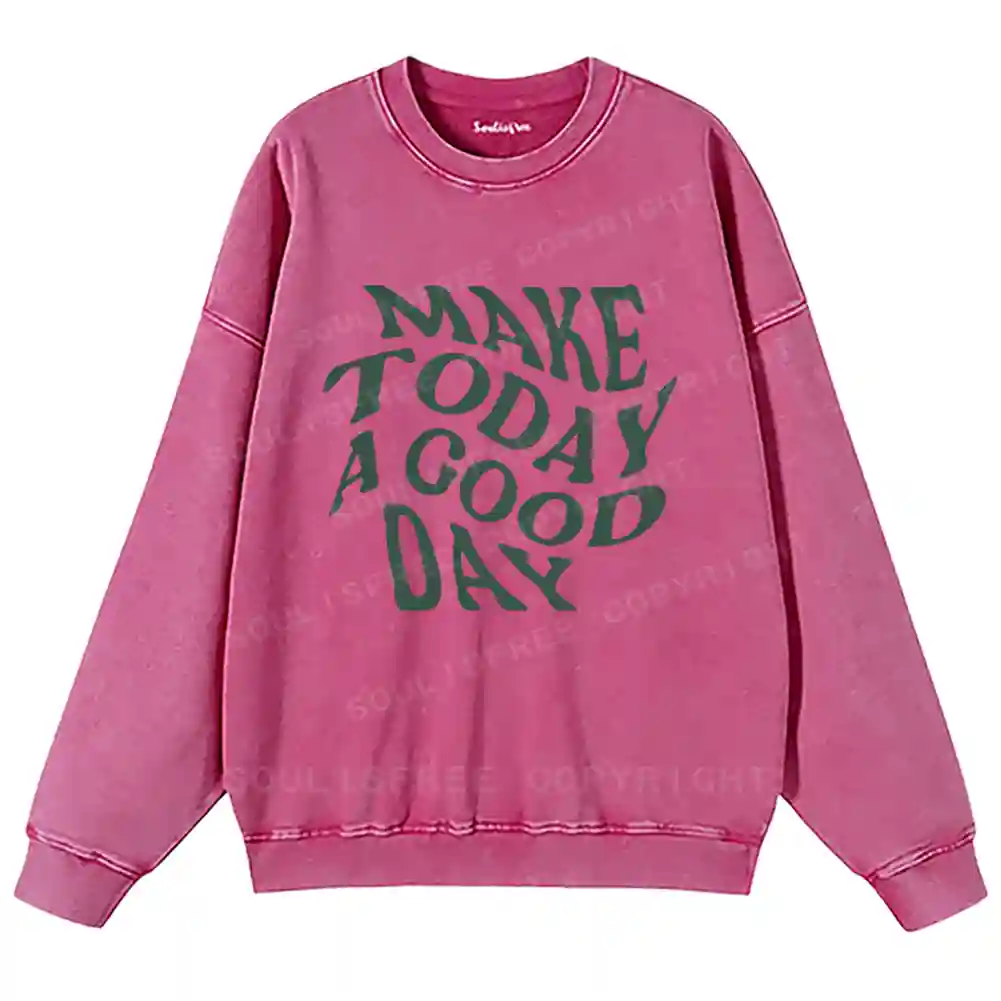 The Good Day Project Washed Sweatshirts