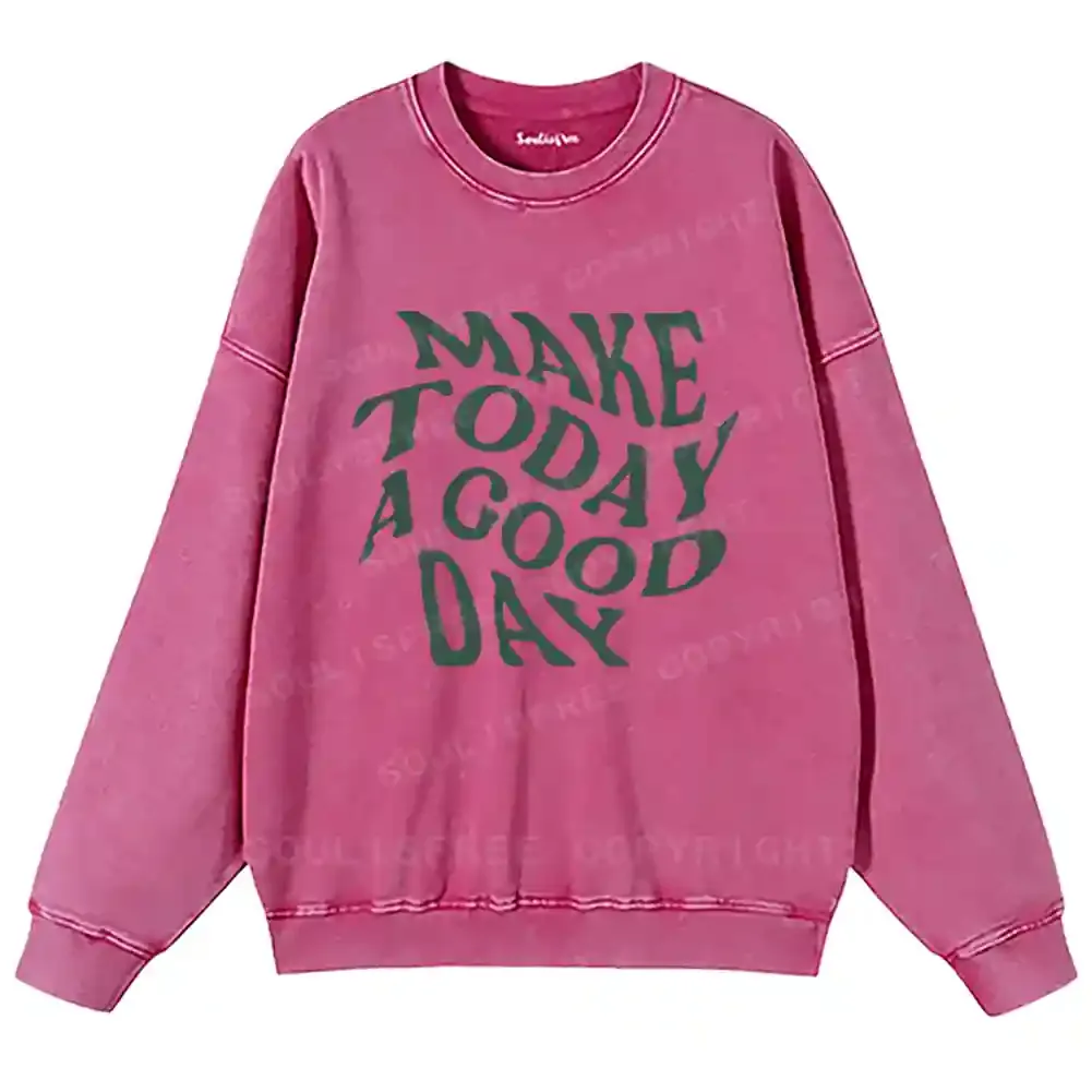 The Good Day Project Washed Sweatshirts
