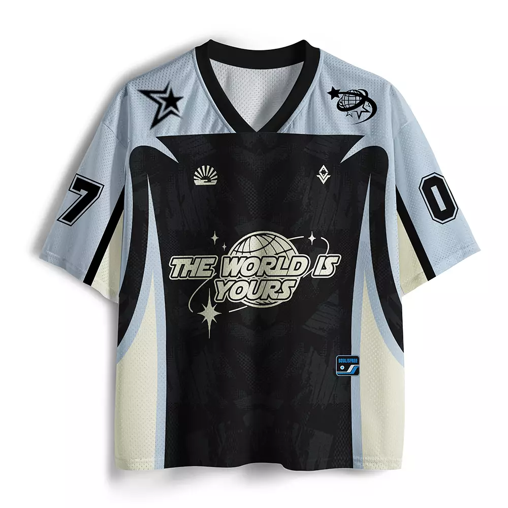 Personalized The World Is Yours Mesh Jersey