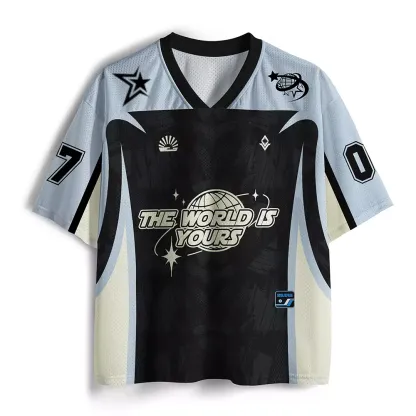 Personalized The World Is Yours Mesh Jersey