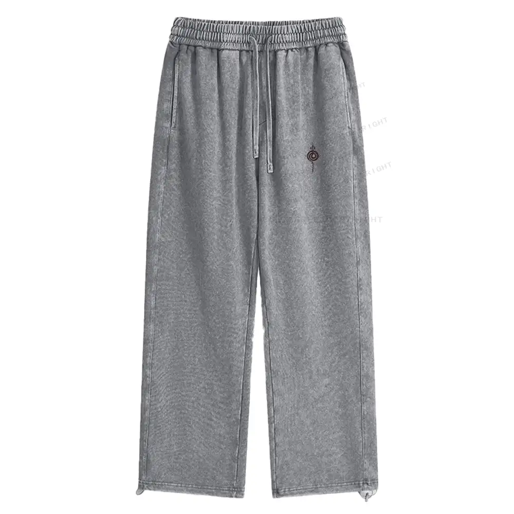Marks Of The Mayan Serpent Washed Baggy Sweatpants