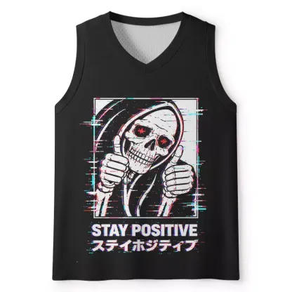 Soulisfree STAY POSITIVE  Mesh Tank